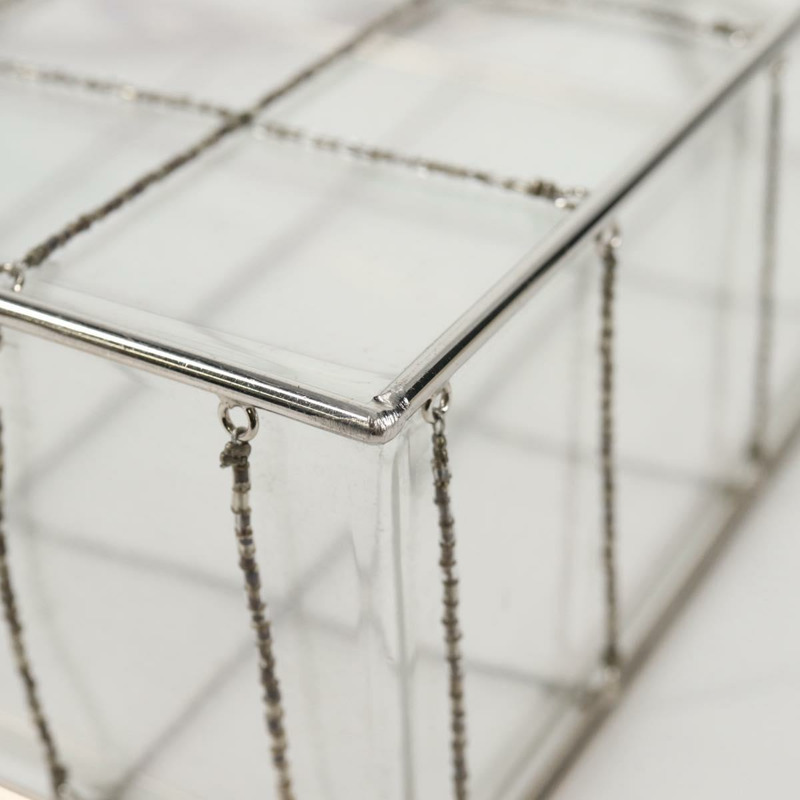 【日本直送】香奈兒鏈條手提包，透明塑膠材質，CC標誌，貨號134859SM-15