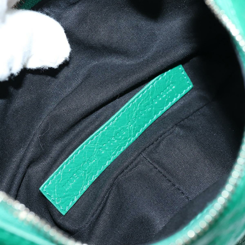 【日本直送】BALENCIAGA Le Cagole XS 單肩包，皮革材質，兩用，綠色，貨號 671309，正品編號 134862SAM-10