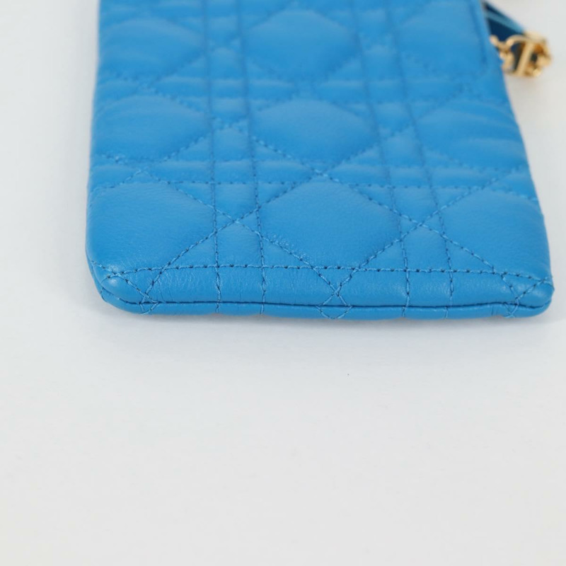 【日本直送】Christian Dior Canage 手拿包，皮革材質，藍紅黑配色，正品編號 134892SAM-3