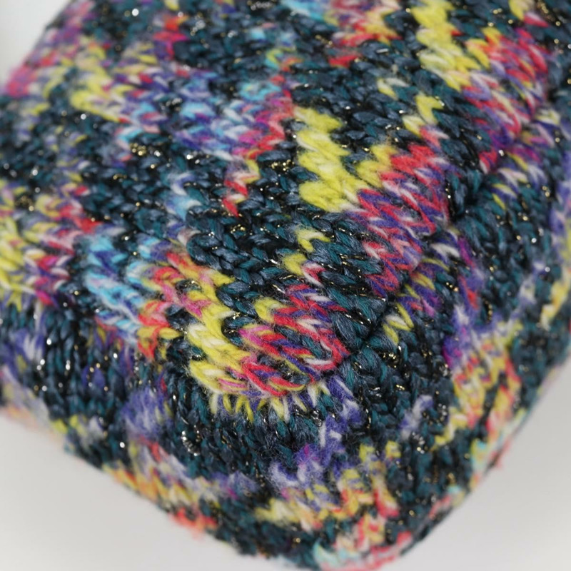 【日本直送】香奈兒鏈條肩背包，斜紋軟呢布料，藍色，金色雙C標誌，正品編號134856SM-16