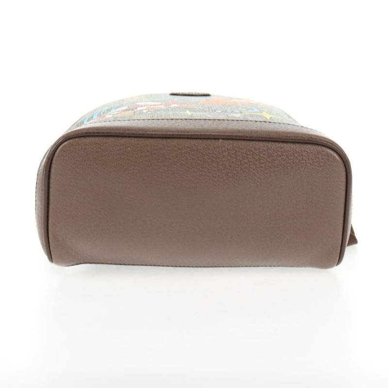 【日本直送】GUCCI GG Supreme Disney 聯名雙肩包 PVC 米色 金色 552884 正品 141154SM-4