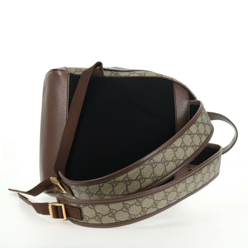 【日本直送】GUCCI GG Supreme Disney 聯名雙肩包 PVC 米色 金色 552884 正品 141154SM-7