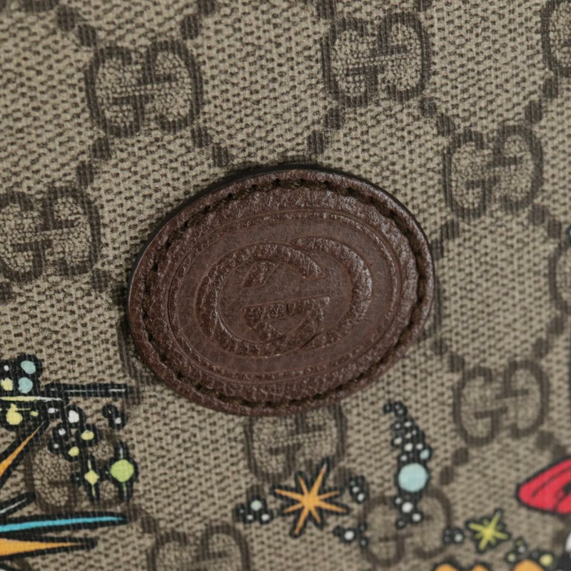 【日本直送】GUCCI GG Supreme Disney 聯名雙肩包 PVC 米色 金色 552884 正品 141154SM-21