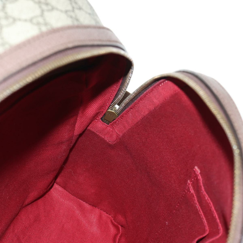 【日本直送】GUCCI GG Supreme Disney 聯名雙肩包 PVC 米色 金色 552884 正品 141154SM-24