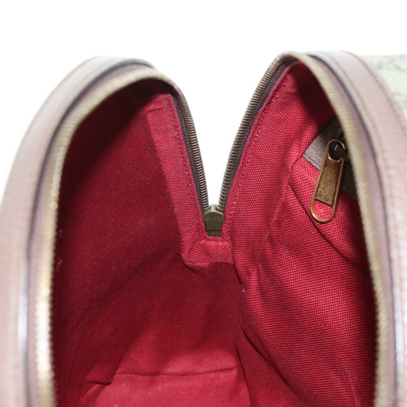 【日本直送】GUCCI GG Supreme Disney 聯名雙肩包 PVC 米色 金色 552884 正品 141154SM-25