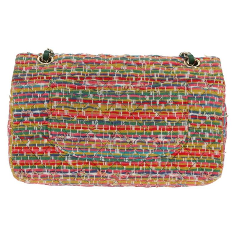 【日本直送】香奈兒雙蓋Matelasse 25鏈條包，斜紋軟呢布料，多色金色雙C標誌，正品編號142314SM-1