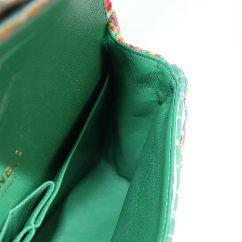 【日本直送】香奈兒雙蓋Matelasse 25鏈條包，斜紋軟呢布料，多色金色雙C標誌，正品編號142314SM-23