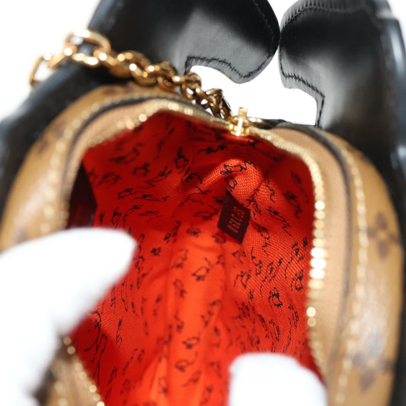 【日本直送】路易威登 Monogram 反向狗臉手拿包 灰色 M53171 LV 正品 139199SM-23