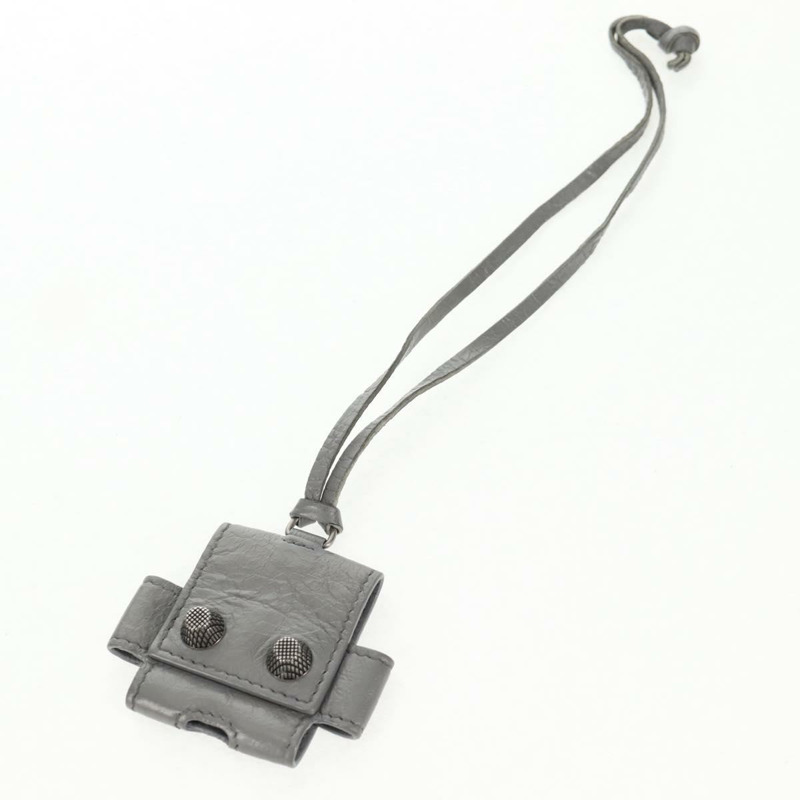 【日本直送】BALENCIAGA翻蓋包 XS 單肩包 皮革 兩用 灰色/銀色 719082 正品 128190SAM-29