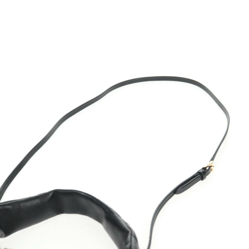 【日本直送】PRADA 手提包 皮革 兩用 黑色 金色 正品 128189SAM-15