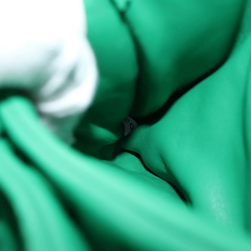 【日本直送】PRADA 手提包 皮革 兩用 綠色 銀色 正品 136732SAM-10