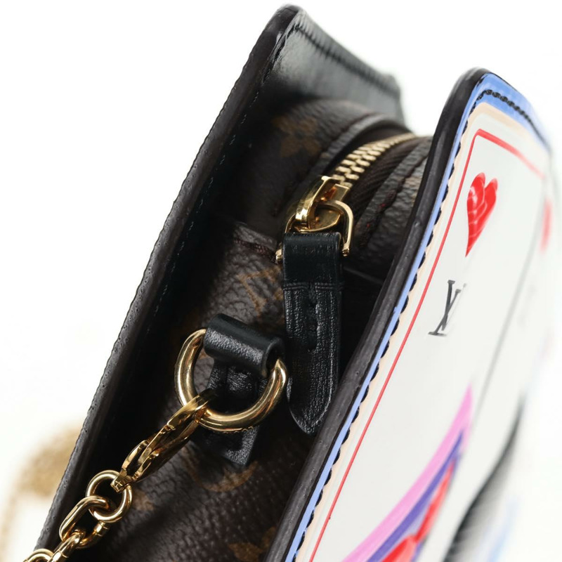 【日本直送】路易威登 Monogram Game On Portefeuille Zoe 手袋 白色 M80226 LV 正品 143515SM-18