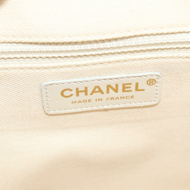 【日本直送】香奈兒 (CHANEL) 絎縫鏈條肩背包 粉紅金色雙C標誌帆布 Auth 128939SAM-22