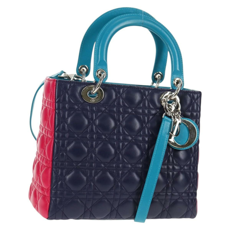 【日本直送】Christian Dior Canage 手提包 皮革 兩用 多色 銀色 正品 140132SAM-0