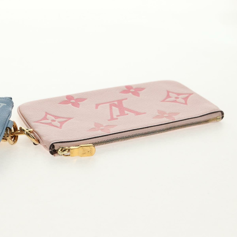 【日本直送】路易威登 Monogram Empreinte Pochette Trio 手袋粉紅 M80407 LV 正品 144344SAM-18