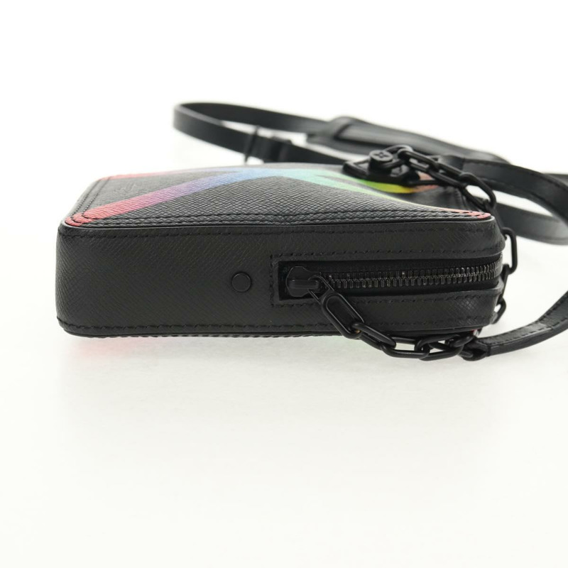 【日本直送】路易威登 Taiga Rainbow Danube 斜背包 黑色 M30332 LV 正品 146086SAM-3