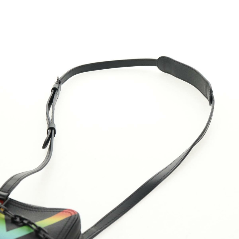 【日本直送】路易威登 Taiga Rainbow Danube 斜背包 黑色 M30332 LV 正品 146086SAM-14