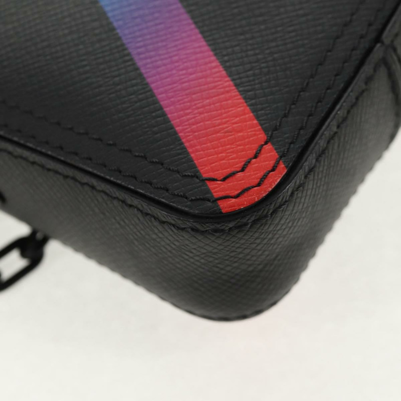 【日本直送】路易威登 Taiga Rainbow Danube 斜背包 黑色 M30332 LV 正品 146086SAM-17