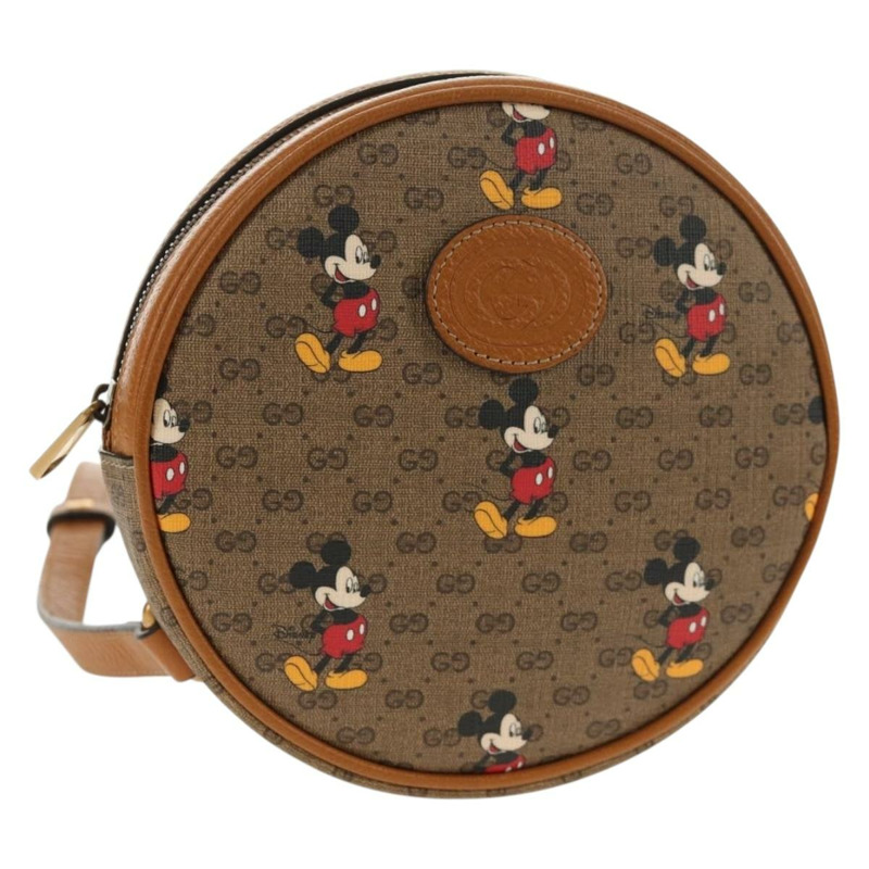 【日本直送】GUCCI Micro GG Supreme Disney迷你雙肩包 PVC 米色 603730 正品 146074SM-0