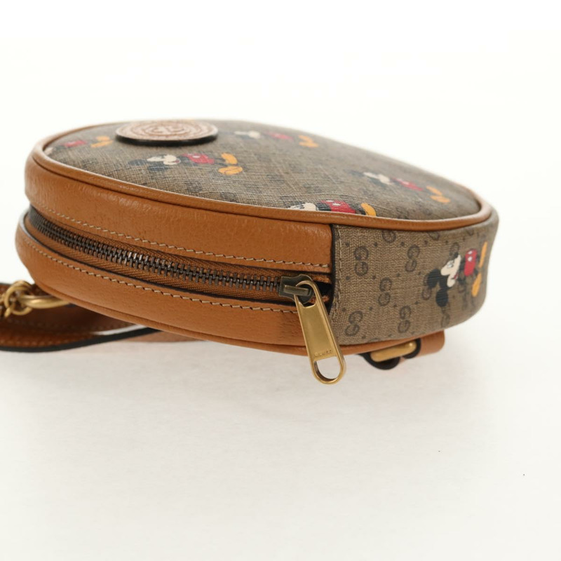 【日本直送】GUCCI Micro GG Supreme Disney迷你雙肩包 PVC 米色 603730 正品 146074SM-2