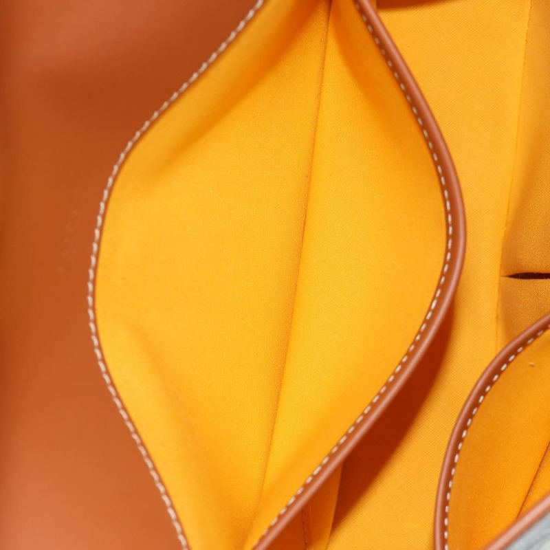 【日本直送】GOYARD 人字紋 Belvedere PM 單肩包 PVC 黑色銀色 正品 122843SAM-22