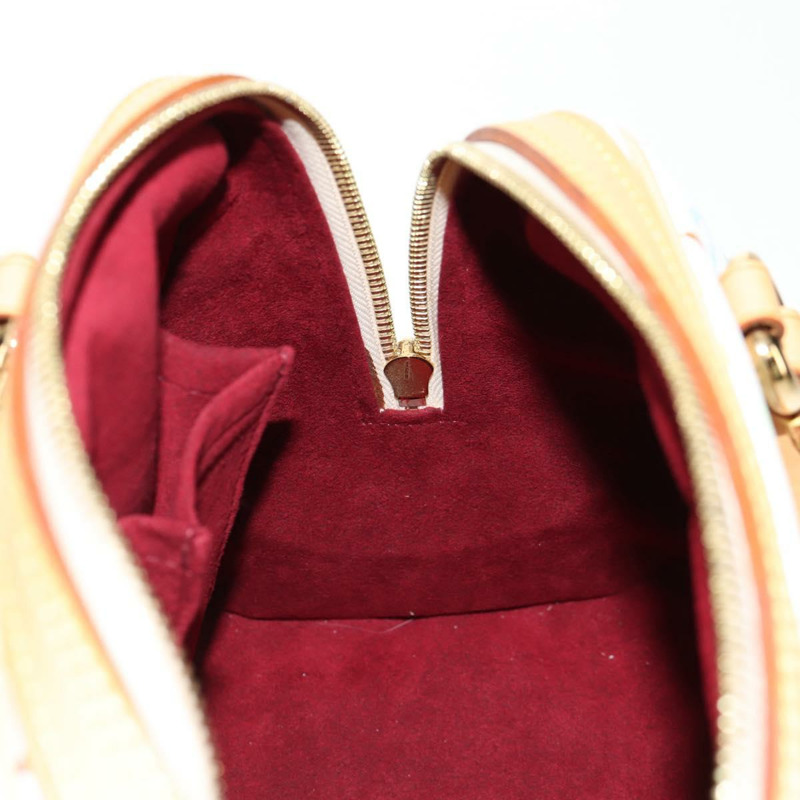 【日本直送】路易威登 Monogram Multicolor Priscilla 手提包 白色 M40096 正品 148523SAM-22