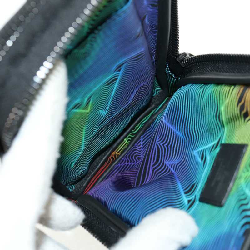 【日本直送】路易威登 3D Monogram 雙手機袋 黑色 M80141 LV 正品 140387SM-10