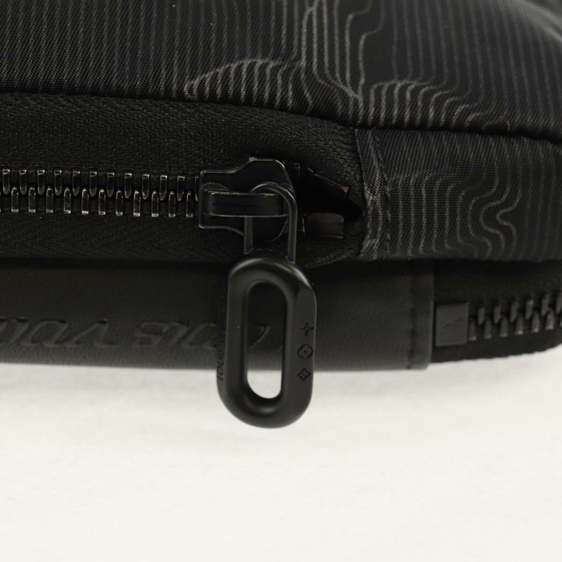 【日本直送】路易威登 3D Monogram 雙手機袋 黑色 M80141 LV 正品 140387SM-20