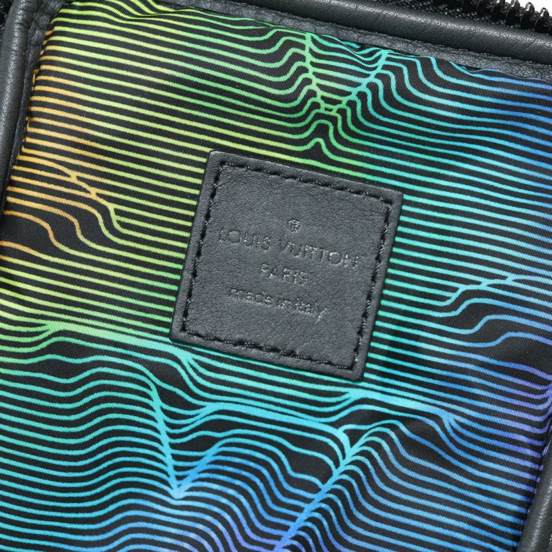 【日本直送】路易威登 3D Monogram 雙手機袋 黑色 M80141 LV 正品 140387SM-22