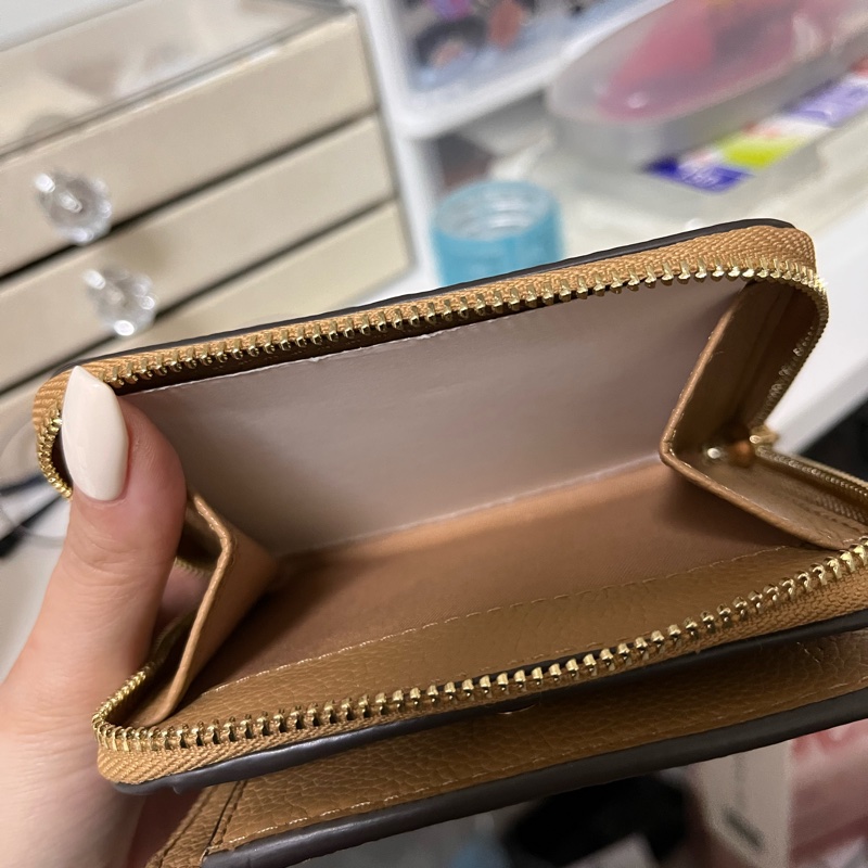 全新TB短夾 卡其色-10