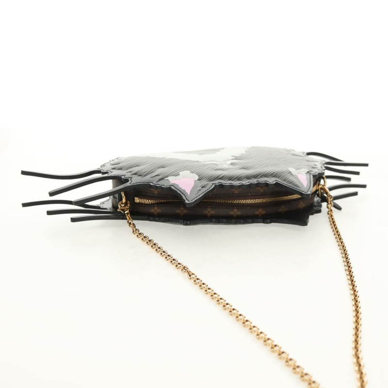 【日本直送】路易威登 Epi 貓臉手拿包 灰色 LV 正品 142442SA-5