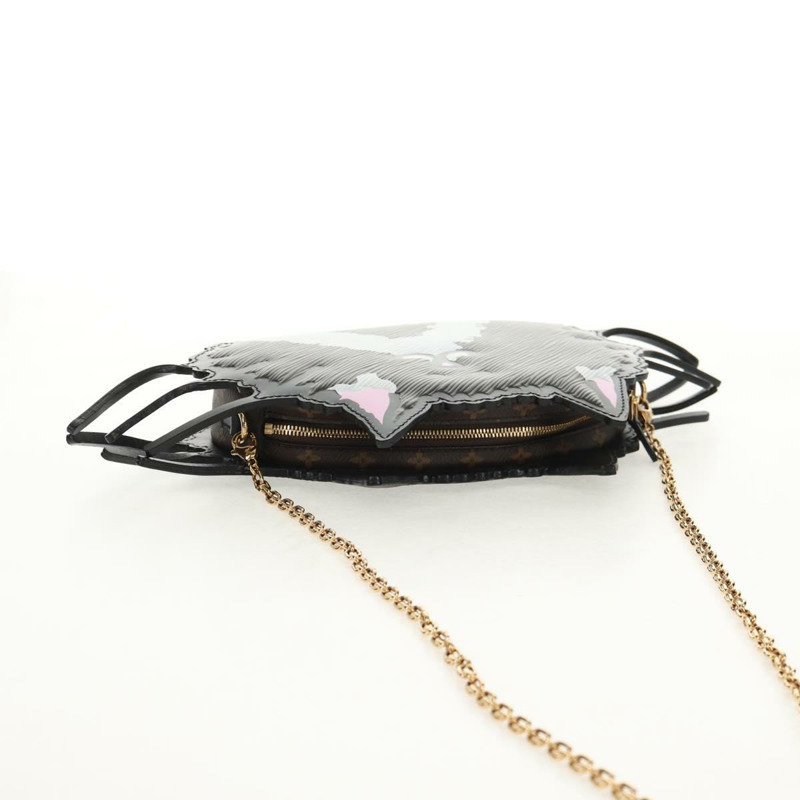 【日本直送】路易威登 Epi 貓臉手拿包 灰色 LV 正品 143170SA-5