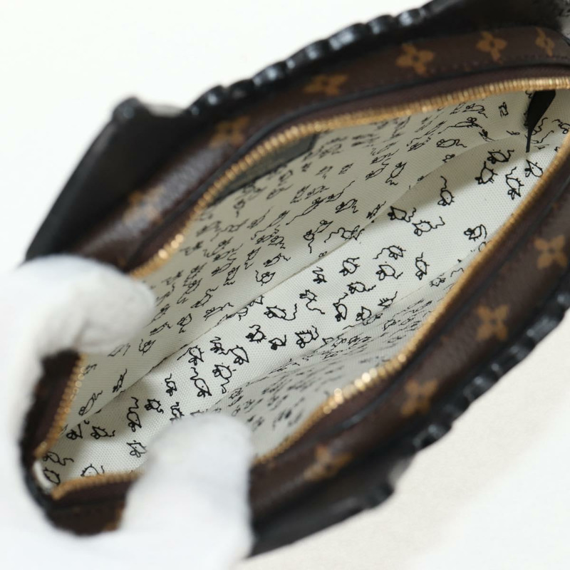 【日本直送】路易威登 Epi 貓臉手拿包 灰色 LV 正品 143170SA-9