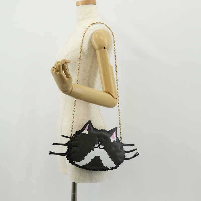 【日本直送】路易威登 Epi 貓臉手拿包 灰色 LV 正品 143170SA-23