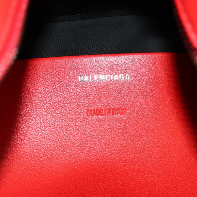 【日本直送】BALENCIAGA 4X4 手提包 皮革 兩用 紅色 銀色 748197 正品 140502SAM-21