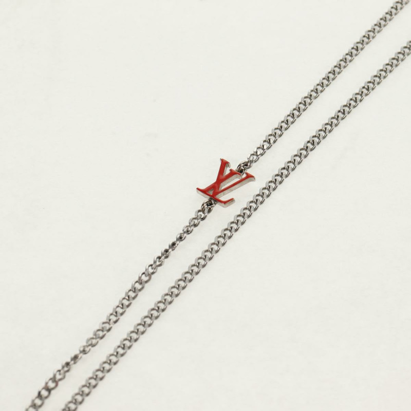 【日本直送】路易威登 (LOUIS VUITTON) 項鍊 LV Collier 兔子項鍊 金屬銀色 LV 正品 128541SM-7