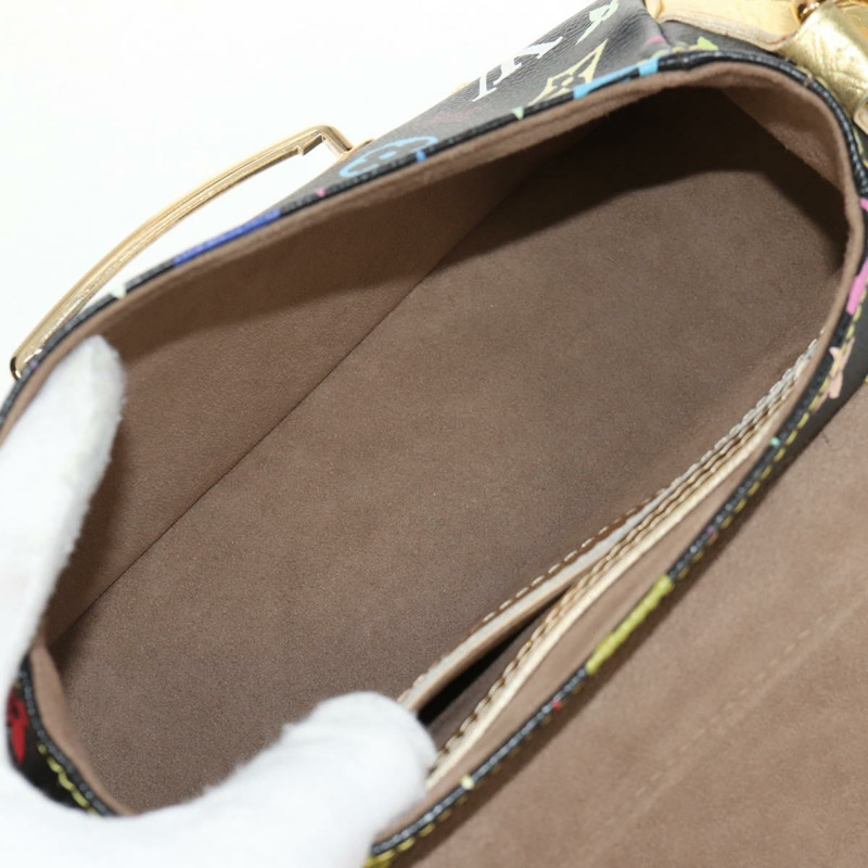 【日本直送】路易威登 Monogram Multicolor Marilyn 黑色肩背包 M40207 正品 121326SAM-9