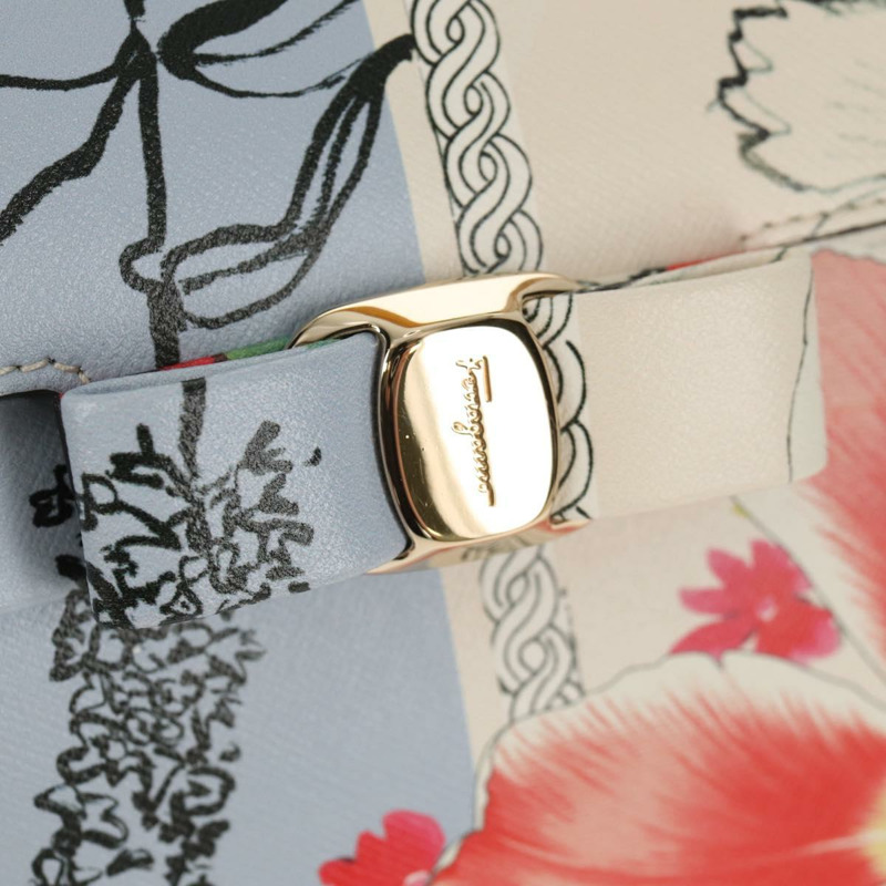 【日本直送】Salvatore Ferragamo Vala 手提包 皮革 兩用 多色 金色 正品 145624SAV-19