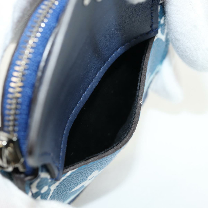 【日本直送】路易威登 Monogram Escal Ceinture 腰帶 37.6"" 藍色 M0253W LV 正品 147571SM-14