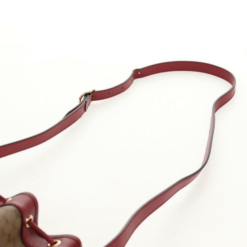 【日本直送】GUCCI Micro GG Supreme哆啦A夢聯名手提包 PVC 米色 655597 正品 147572SM-13