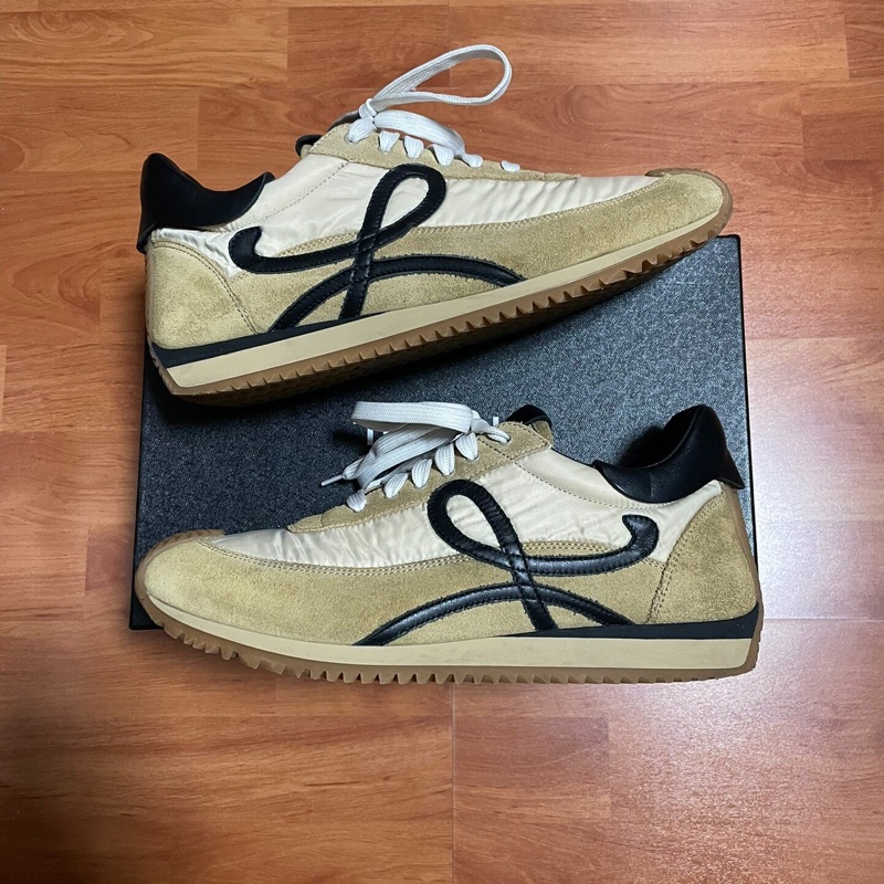 羅意威LOEWE德訓鞋Flow Runner男士休閒鞋棕色 42碼-0