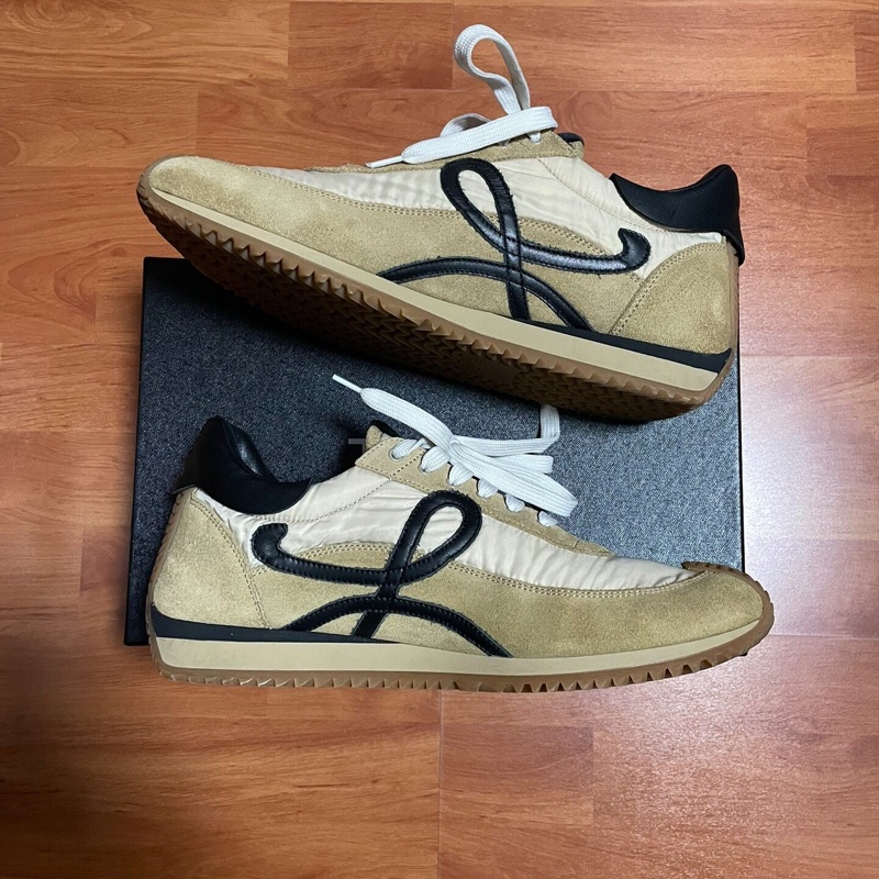 羅意威LOEWE德訓鞋Flow Runner男士休閒鞋棕色 42碼-1