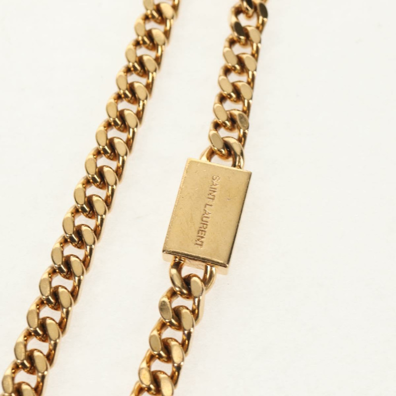 【日本直送】SAINT LAURENT 鏈條 Kate 小號肩背包 皮革 藍色 金色 正品 144825SAV-7