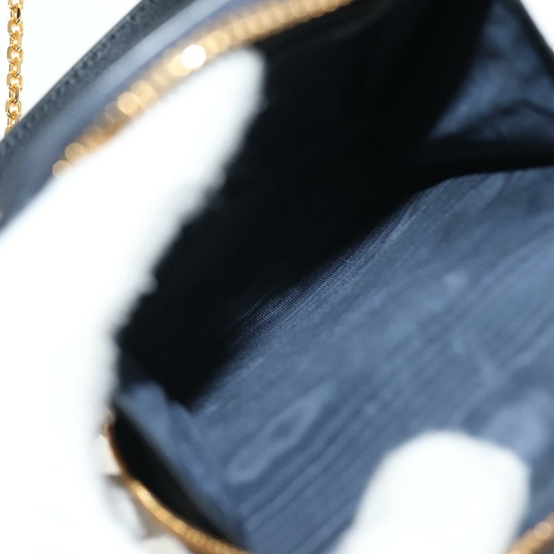 【日本直送】Christian Dior Trotter帆布Montaigne鏈條包，海軍藍金色，正品，貨號146071SAM-8