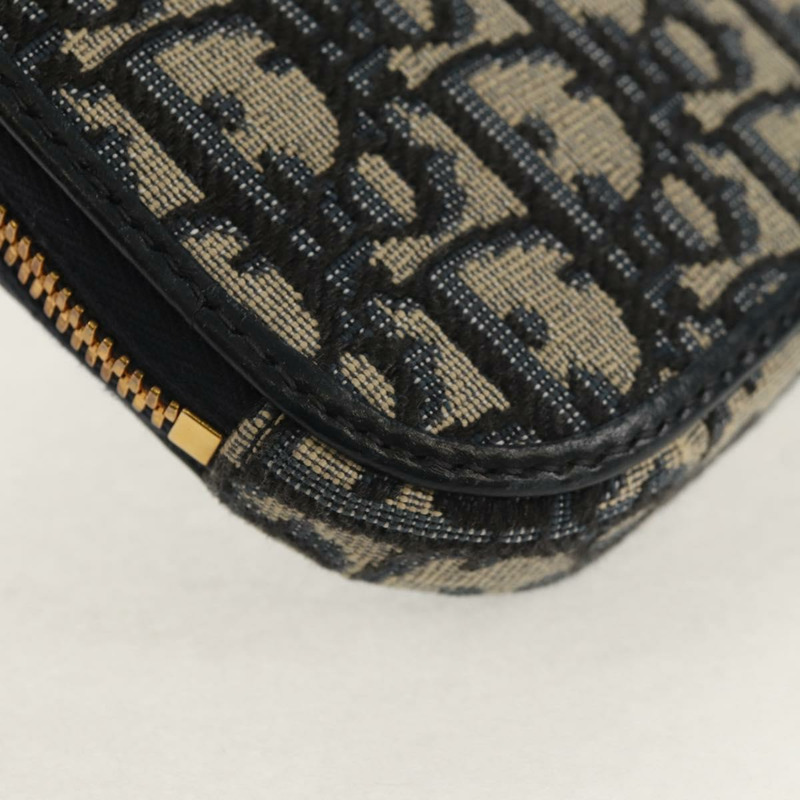 【日本直送】Christian Dior Trotter帆布Montaigne鏈條包，海軍藍金色，正品，貨號146071SAM-16