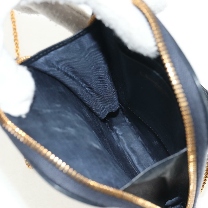 【日本直送】Christian Dior Trotter帆布Montaigne鏈條包，海軍藍金色，正品，貨號146071SAM-25