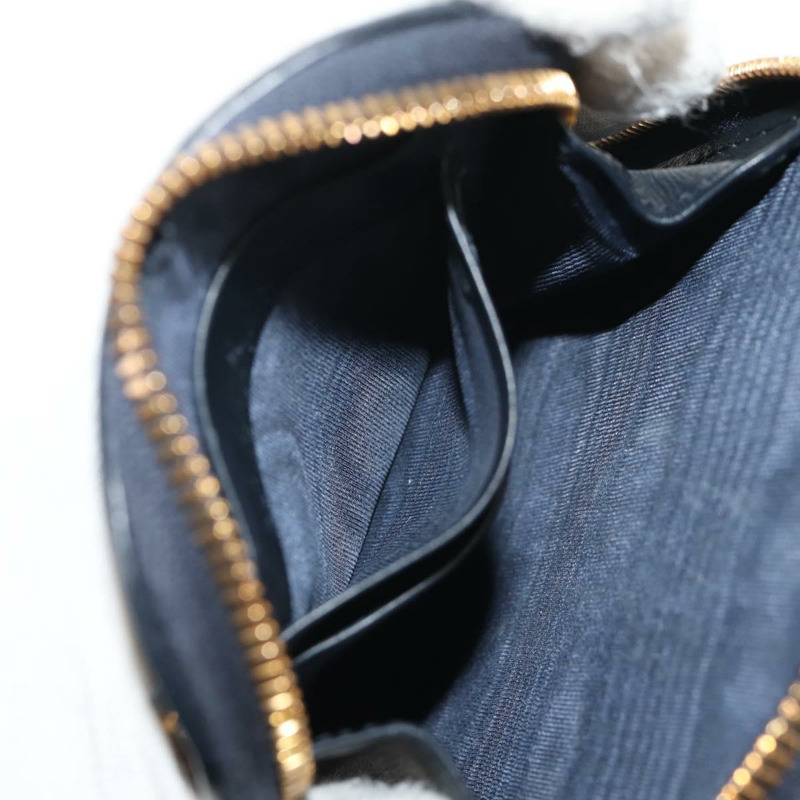 【日本直送】Christian Dior Trotter帆布Montaigne鏈條包，海軍藍金色，正品，貨號146071SAM-27