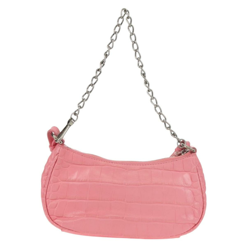 【日本直送】BALENCIAGA LucaGol XS 單肩包 皮革 兩用 粉紅色/銀色 695814 正品 146072SAM-1