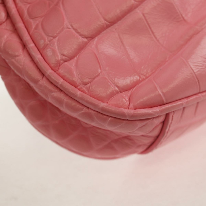 【日本直送】BALENCIAGA LucaGol XS 單肩包 皮革 兩用 粉紅色/銀色 695814 正品 146072SAM-16