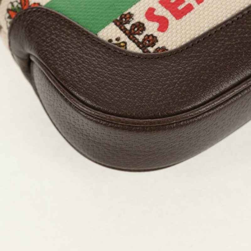 【日本直送】GUCCI 新款 Jackie 肩背包 帆布 棕色 金色 636706 正品 134340SM-14